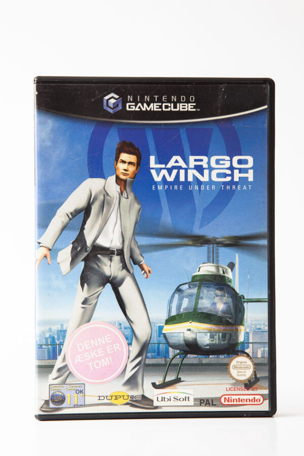 Largo Winch Empire Under Threat Fransk Cover Gamecube Spil