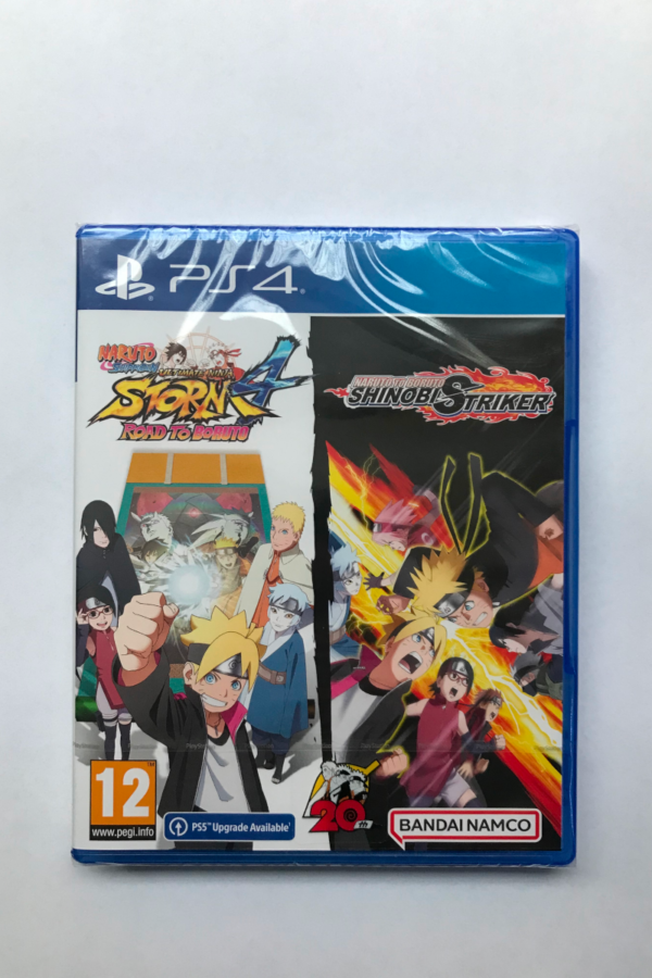 Naruto Shippuden Ultimate Ninja Storm 4, Road to Boruto + Naruto to Boruto Shinobi Striker(PS4 Ny)