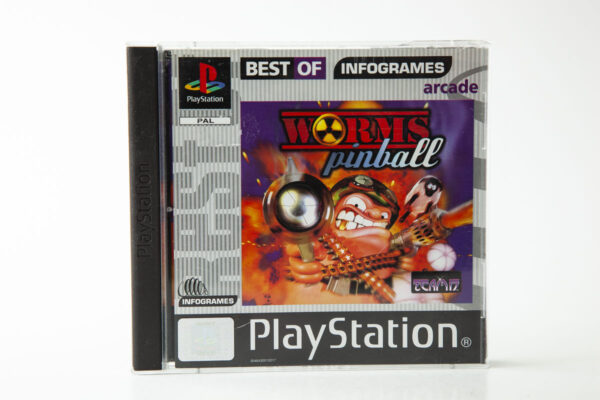 Worms Pinball(Best of Infogrames)(PS1)