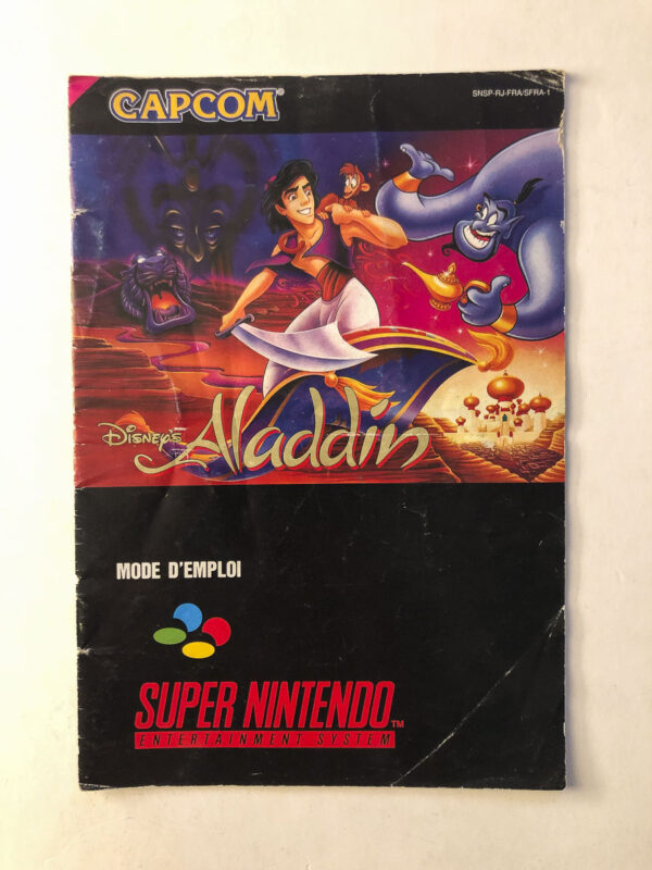 Aladdin (SNES Manual) #1(french)