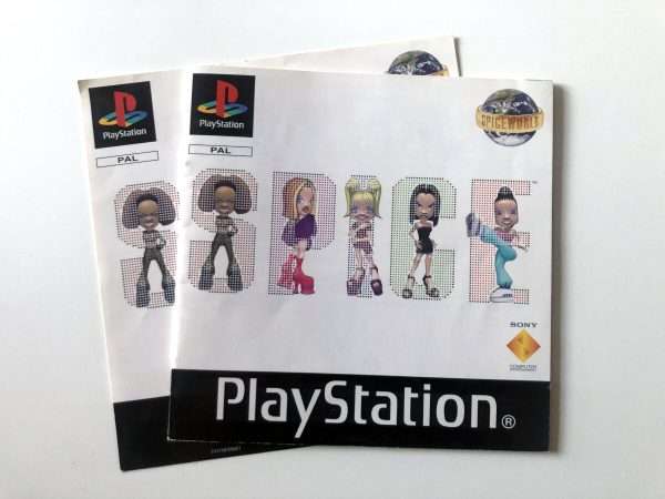 Spice Girls - Både Front Indlæg og Manual  (PS1-manual) #194