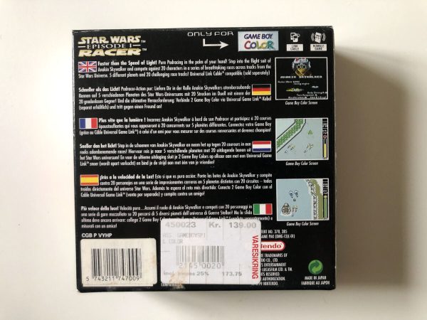 Star Wars Episode 1 Racer (Gameboy Color i original emballage) #49 - Image 7