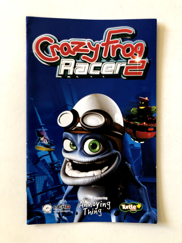 Crazy Frog Racer 2 (PS2-manual) #14 – Nintendopusheren