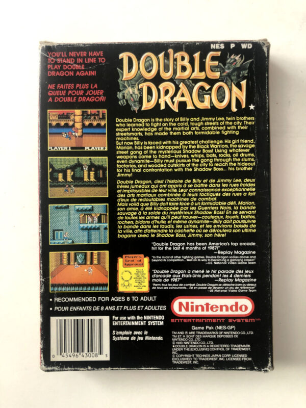 Double Dragon (NES i original emballage) #98 - Image 9