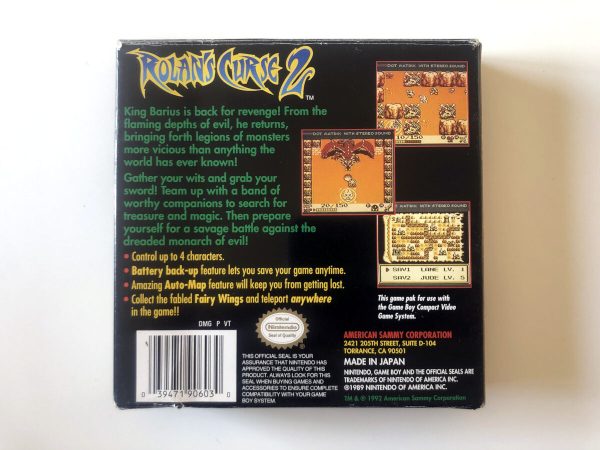 Rolans Curse 2 (Gameboy Classic i original emballage) #96 - Image 7