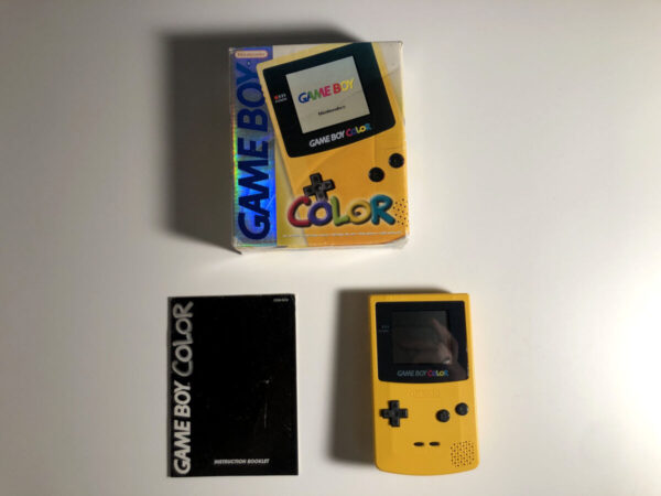 Gameboy Color: Yellow i original emballage(GB Color)