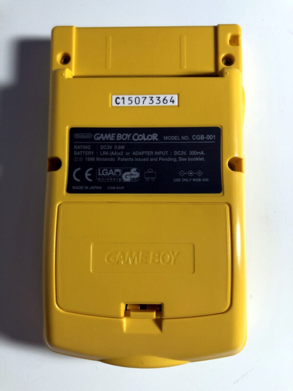 Gameboy Color: Yellow i original emballage(GB Color) - Image 11