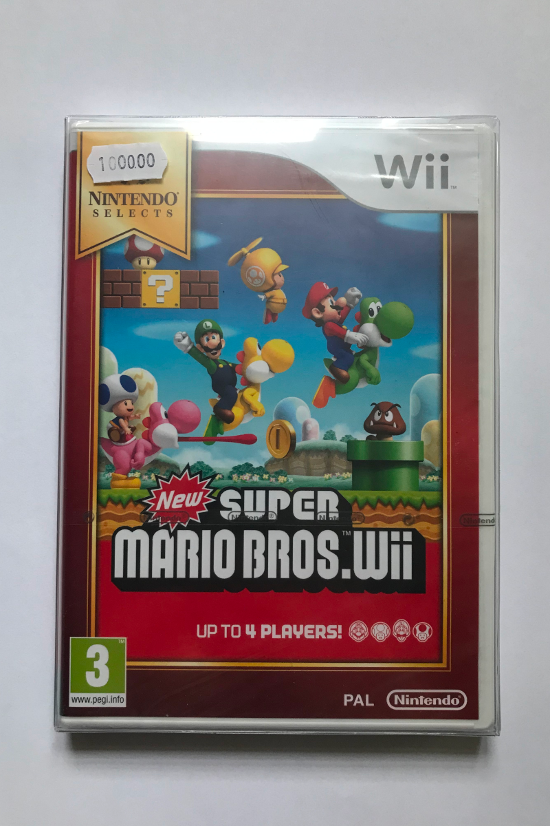 New Super Mario Bros Wiinintendo Selectssealedwii Nintendopusheren 2457