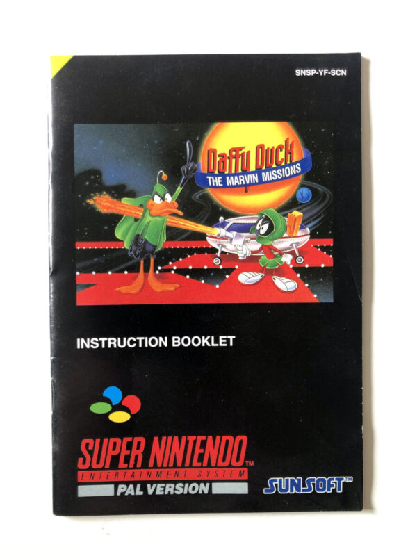 Daffy Duck The Marvin Missions (SNES Manual) #94