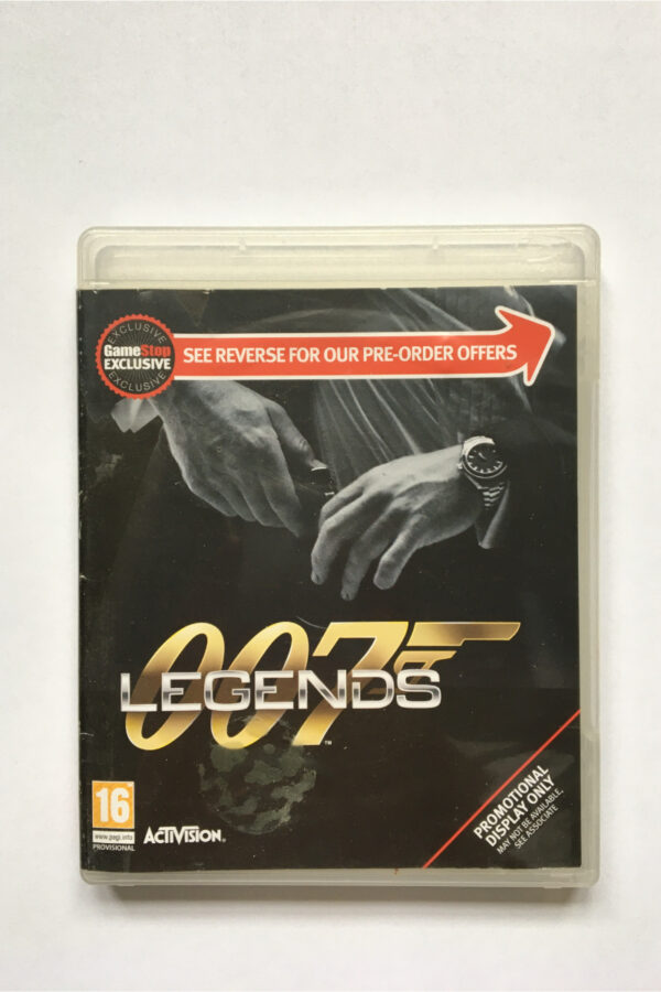 007 Legends Promotional Display fra Gamestop(PS3)(EMPTY COVER)