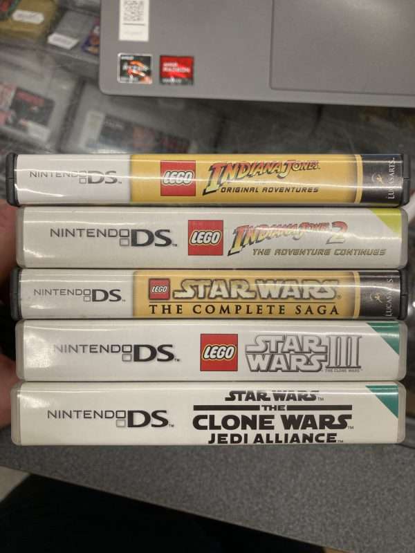 5 x DS lego & Star Wars -bundle