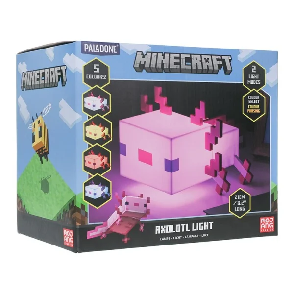 Minecraft Axolotl lys light (Andet)