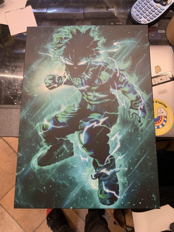 My Hero Academia Midoriya Deku Displate metal(brugt)