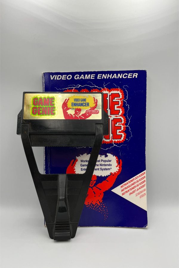 Game Genie + bog(NES: Løse spil)