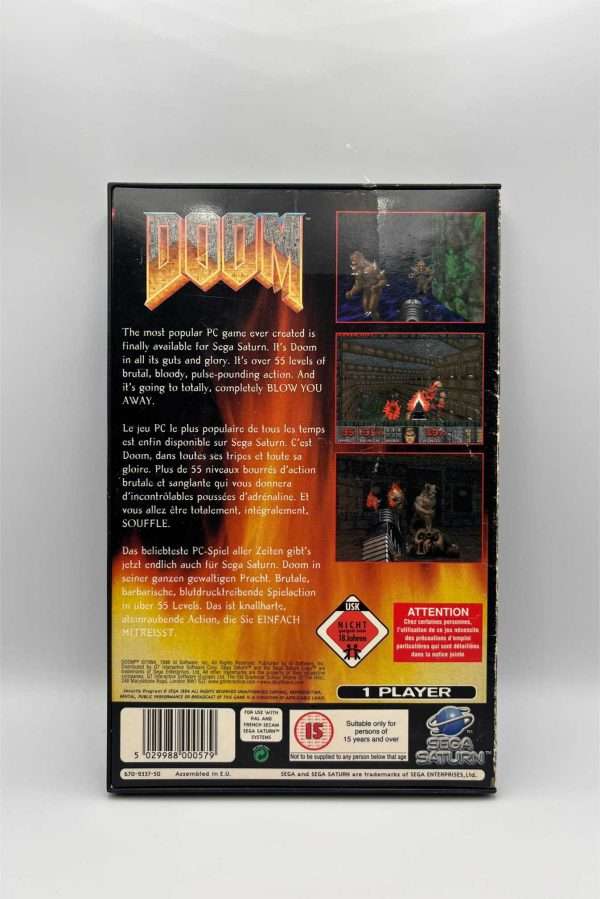 Doom(Saturn) - mangler manual - Image 2